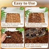 Halatool 10LB Coconut Chips Substrate for Reptiles 72QT Natural Coco