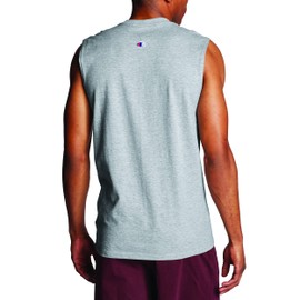 Champion Men's Classic Jersey Muscle, Oxford Grey, X-Large