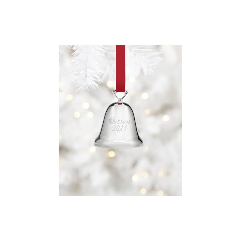 Reed & Barton 895958 2024 Annual Silverplate Christmas Tree Bell,