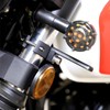 Fleymu 2 Piece Motorcycle Headlight Mount, Universal 38-60 mm, Motorcycle