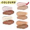 Highlighter Makeup Contour Stick, Highlighter Contour Bronzer Wand, Face Brightens