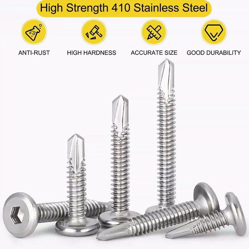 Self-Tapping Screws Stainless Steel M5.5 x 25 mm Self-Tapping Screws