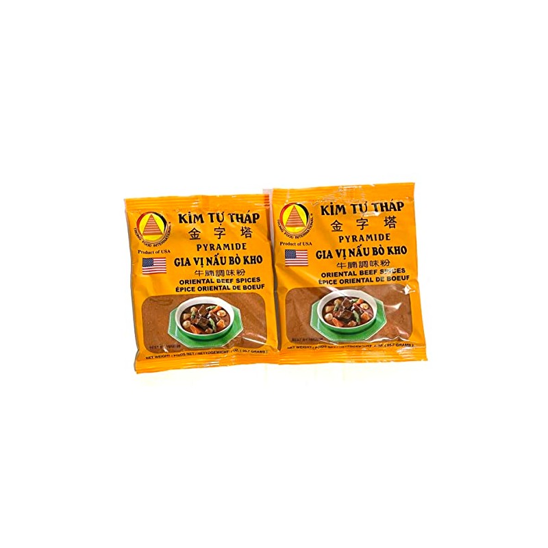 Oriental Beef Spices (Gia Vi Nau Bo Kho), 2 oz.