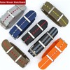Niziruoup Nylon Elastic Watch Strap Military Parachute Style Watch Band