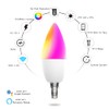 MoesGo Smart Candelabra Led Light Bulbs, WiFi E12 Smart Bulbs,