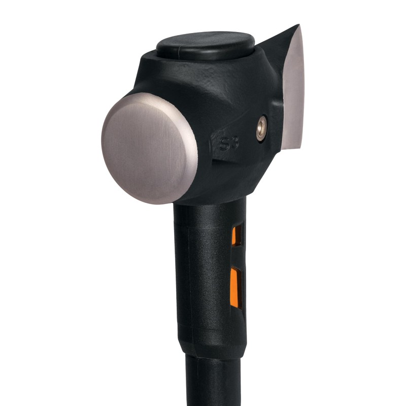 Fiskars Pro IsoCore Splitting Maul and Stainless Steel Axe, Wood