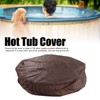 Tomotato Round Whirlpool Cover, Waterproof Swimming Pool Cover, Outdoor Spa