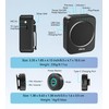Portable Voice Amplifier with Wireless Lapel Microphone, Personal Microphone for