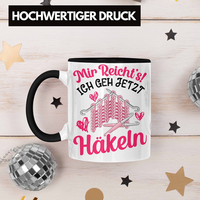 Trendation - Häkeln Zubehör Tasse Geschenk Stricken Geschenke Häkel Oma