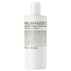 Malin + Goetz Jabón de Mano y Cuerpo de Bergamota - Jabón Hidratante para el Cuerpo con Aroma a Bergamota - Gel de Ducha para Piel Sensible - 473 ml