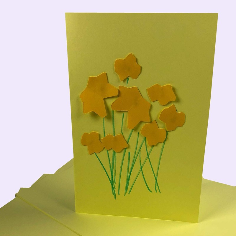 NatNip A5 Yellow Card Paper Printer - 160gsm 40 Sheets