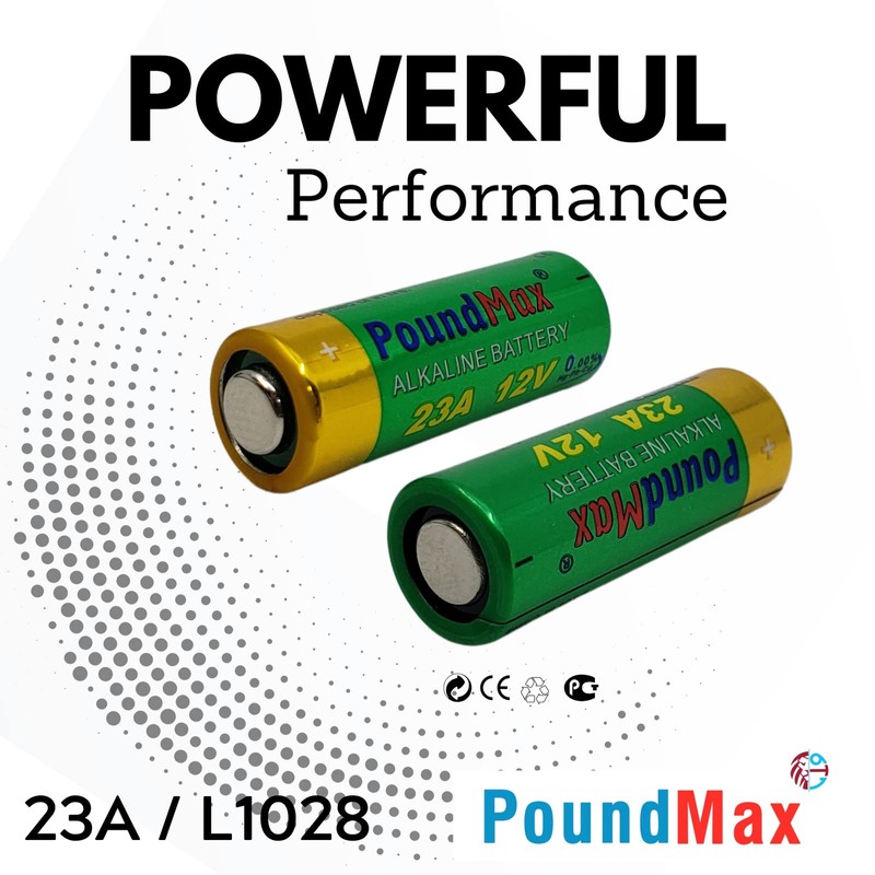 PoundMax 23A / L1028 Batteries 12v Alkaline Battery Combo Pack