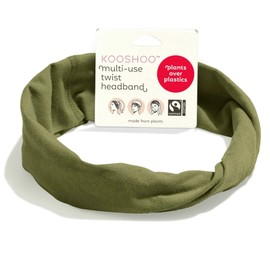 Kooshoo Organic Twist Headband, Olive Branch