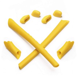 Mryok Replacement Earsocks Nosepieces Kits for Oakley Half Jacket/Half Jacket XLJ/Half Jacket Asian Fit Sunglass - Yellow