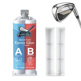 INNOVAYOU Quickly Cure Golf Club Epoxy 2.11oz, Quick Cure Transparent Durable Golf Epoxy, Golf Shaft Epoxy Used to Repair All Golf Clubs, Golf Heads, Drivers, Putters and Irons