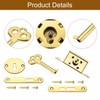 sourcing map Vintage Full Mortise Mini Locks with Key Set