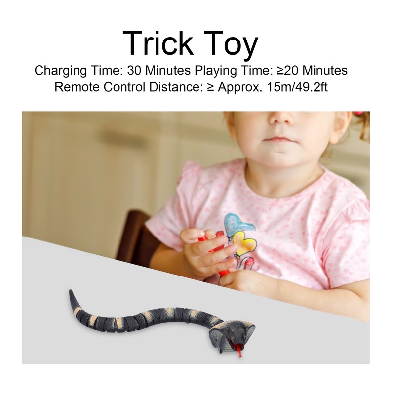 Infrared Remote Control Snake Toy Simulation Snake Animal Model Electric