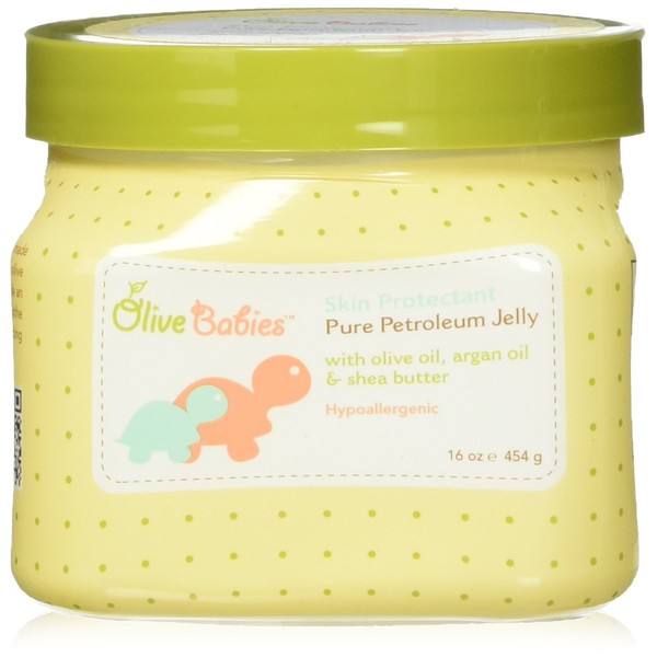 Olive Babies Skin Protectant Petroleum Jelly, 16 Ounce