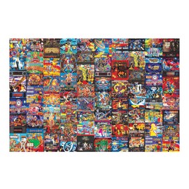 Pinball Parlor Retro Arcade Puzzle for Adults and Kids | 1000 Piece Jigsaw Puzzle Toy | Interactive Brain Teaser for Family Game Night | 28 x 20 Inches