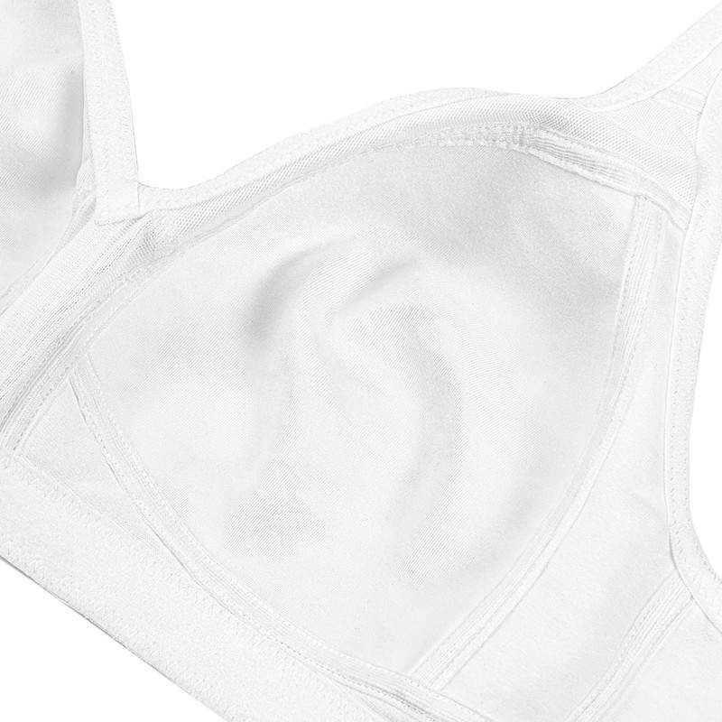 Deyllo Women's Full Cup Minimiser Bra, Non-Underwire, Large Sizes, Bra