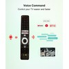JISOWA Voice Remote Control for Sharp 2T-C32BG1I 2T-C42BG1I 2T-C50BG1X 4T-C50BK1X