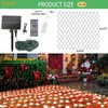 34 Colors Changing Net Lights Outdoor Solar & USB Powered,