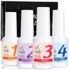 Lavender Violets Dip Powder Liquid Set, Dipping Powder Base Top