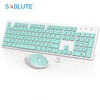 SABLUTE Wireless Keyboard and Mouse, Full-Size Wireless Mouse and Keyboard
