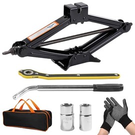 Gato Hidráulico para Auto 3 Toneladas con Llave y Estuche | Gatos Hidráulicos para Auto, Gato para Auto de Patin 3t, Kit de Herramientas para Camioneta, Acero de Alta Resistencia