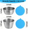 2 Sizes Salad Dressing Container to Go,Leakproof Condiment Containers with