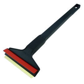 Ice Scraper Brass Blade 2 Pack Car Ice Scraper Long Handle 14,5 inch Ice Scraper for Car Snow Scraper Ice Scrapers for Car Windshield Original Murska Europe (2-Pack L&P A055 Black Red)