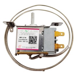 UZSTUNG Fridge Freezer Thermostat Refrigerator Cold Temperature Control Universal WPF21-EX WPF21EX WPF21B 17431000002183 2 Pins Probe 50cm Refrigerator Accessories
