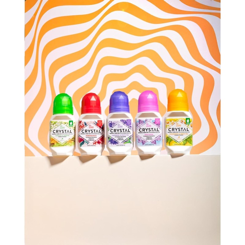 Crystal Essence Roll-On Deodorants, Púrpura