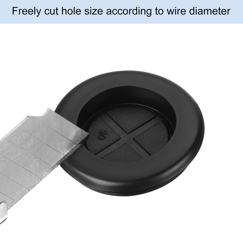 QUARKZMAN Pack of 3 Rubber Sleeves 2-4/8 Inch (63 mm)