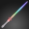 Light Up Star Power Rainbow Saber Sword with Color Changing