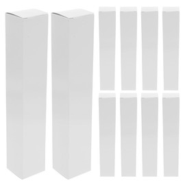 Zerodeko 25pcs Cardboard Storage Box, Folding Fan Box Chinese Fan Present Box Hand Held Fans Sleeve Portable Paper Fan Case for Weeding Party