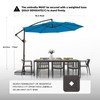 wikiwiki wikiwiki 10ft Patio Umbrellas Offset Outdoor Umbrella Cantilever Hanging