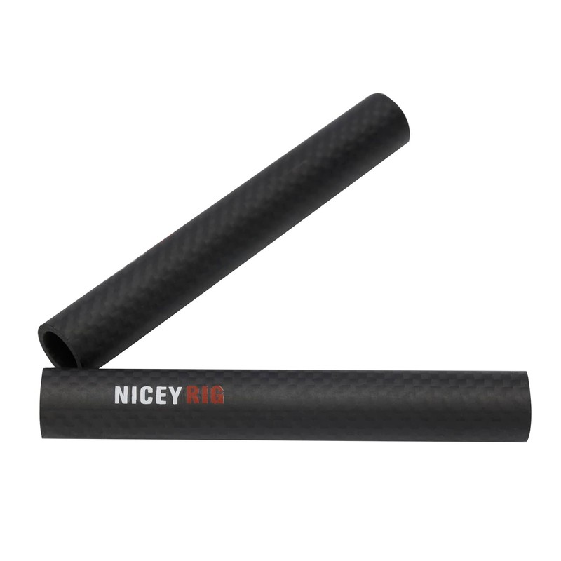 NICEYRIG Camera Carbon Rod (Pack of 2), Outer Diameter 0.6