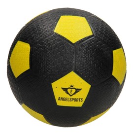 voetballen - Straatvoetbal Rubber Geel (1 TOYS)