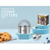 ALLTOP ALLTOP 5 Pieces Circle Biscuit Cutter,Professional Stainless Steel Round