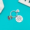 Ximalun Thank You Gifts for Autism Teacher Autism Awareness Keyring