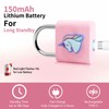 UMIKSMART Fingerprint Padlock, Keyless Biometric Smart Lock, USB Rechargeable &