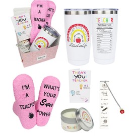 PartyGalore Teacher Appreciation Gifts for Women, Gift for Teacher End of Year Gifts for Kindergarten Teacher Graduation Gifts