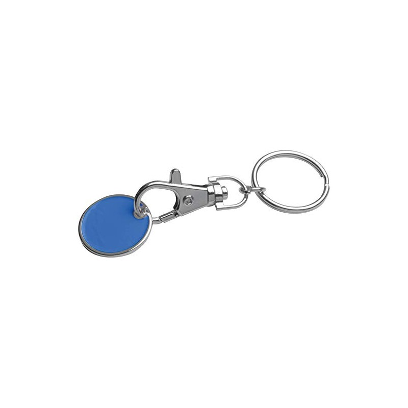 ohne Markename 5 x Metal Key Rings with Shopping Chip