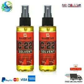 Walker Tape C-22 Solvent Great Cleaner for Scalp & Hair Systems 4oz (118ml)