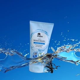 Aqua Wash Gel, Refreshing Cleansing with Witch Hazel Extract, for All Skin Types, 35% Recycled Plastic, 150 ml