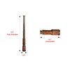 RII Antique Decor Spyglass, Pirate Telescope with Leather Case, Handheld