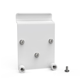 Koroao Vinyl Siding Clips Mount Bracket Compatible with Eufy SoloCam S340 /SoloCam E30 Solar Security Outdoor Camera （1Pack，White）