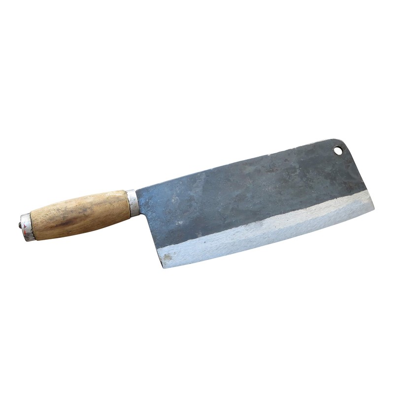 Crude - Chinese Cleaver Meat Chopping Chef Knife, 9 Inch,