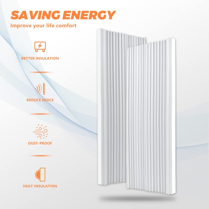 GCGOODS Window AC Side Panels with Double Layer, Insulation Window
